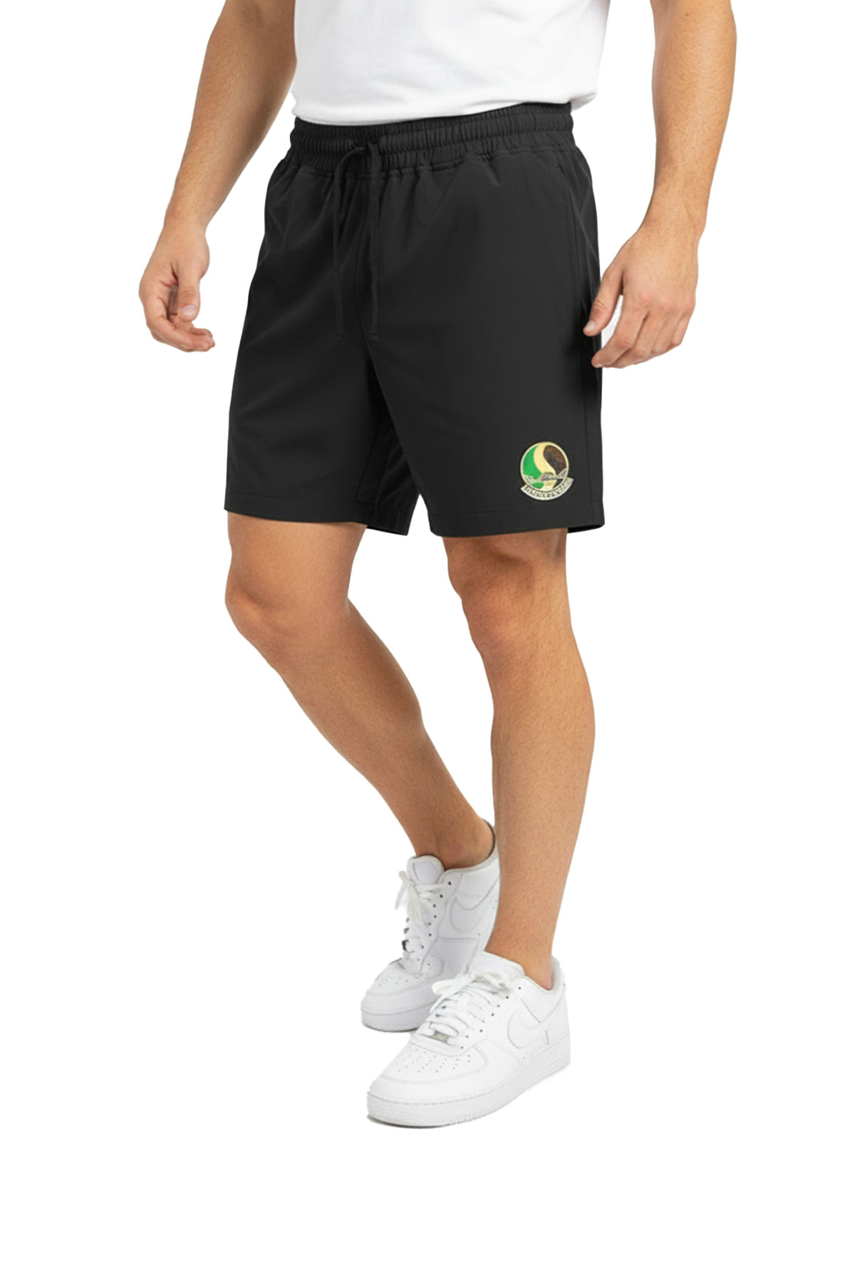 Sakaryaspor Erkek Siyah Su İtici Yüzme ve Koşu Şort