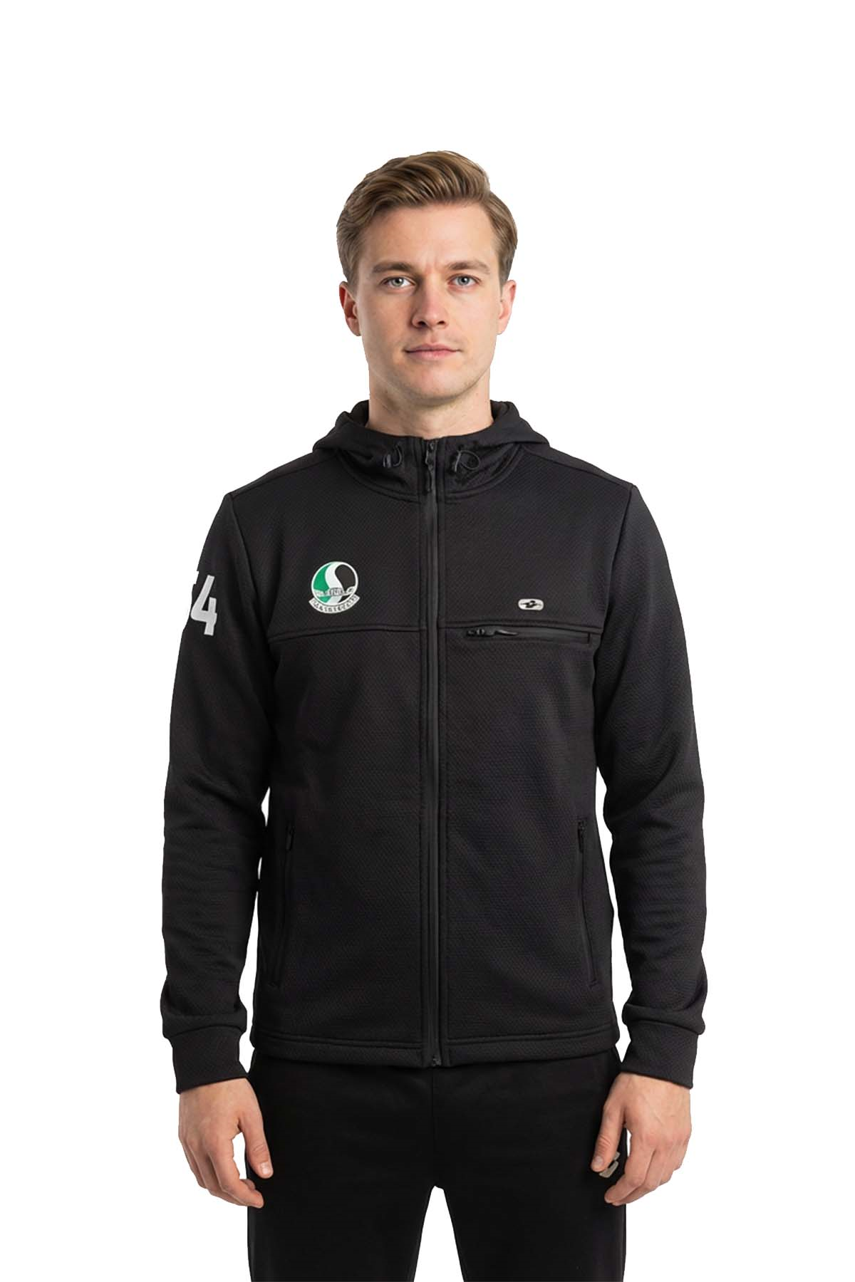 Sakaryaspor Erkek Siyah Kapüşonlu Su İtici Mont 2026